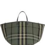 Buy check-print tote bag